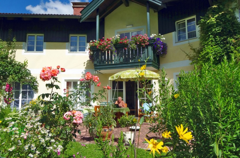 Blick auf Garten von Haus Geistlinger