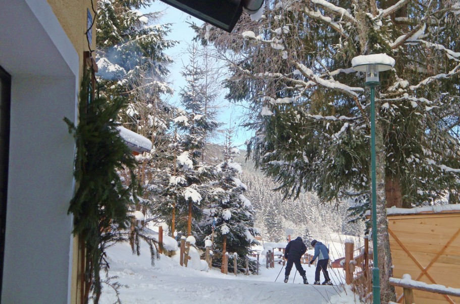 Direkter Zugang zur Skipiste